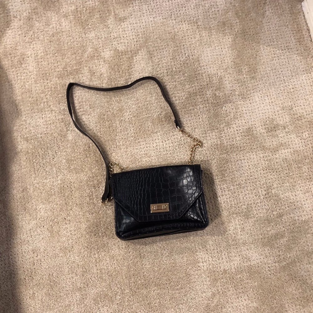 Black Leather Purse
